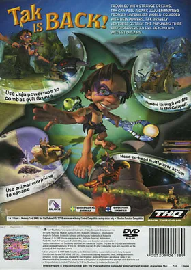 Nickelodeon Tak 2 - The Staff of Dreams box cover back